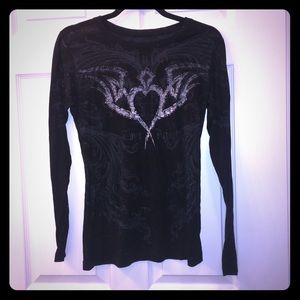 Sinful by Affliction Long Sleeve Burnout
